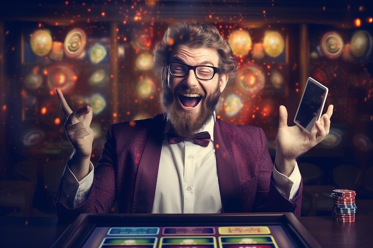 Studio live Caribbean Stud Poker di tesla388 dengan dealer profesional dan multi-kamera